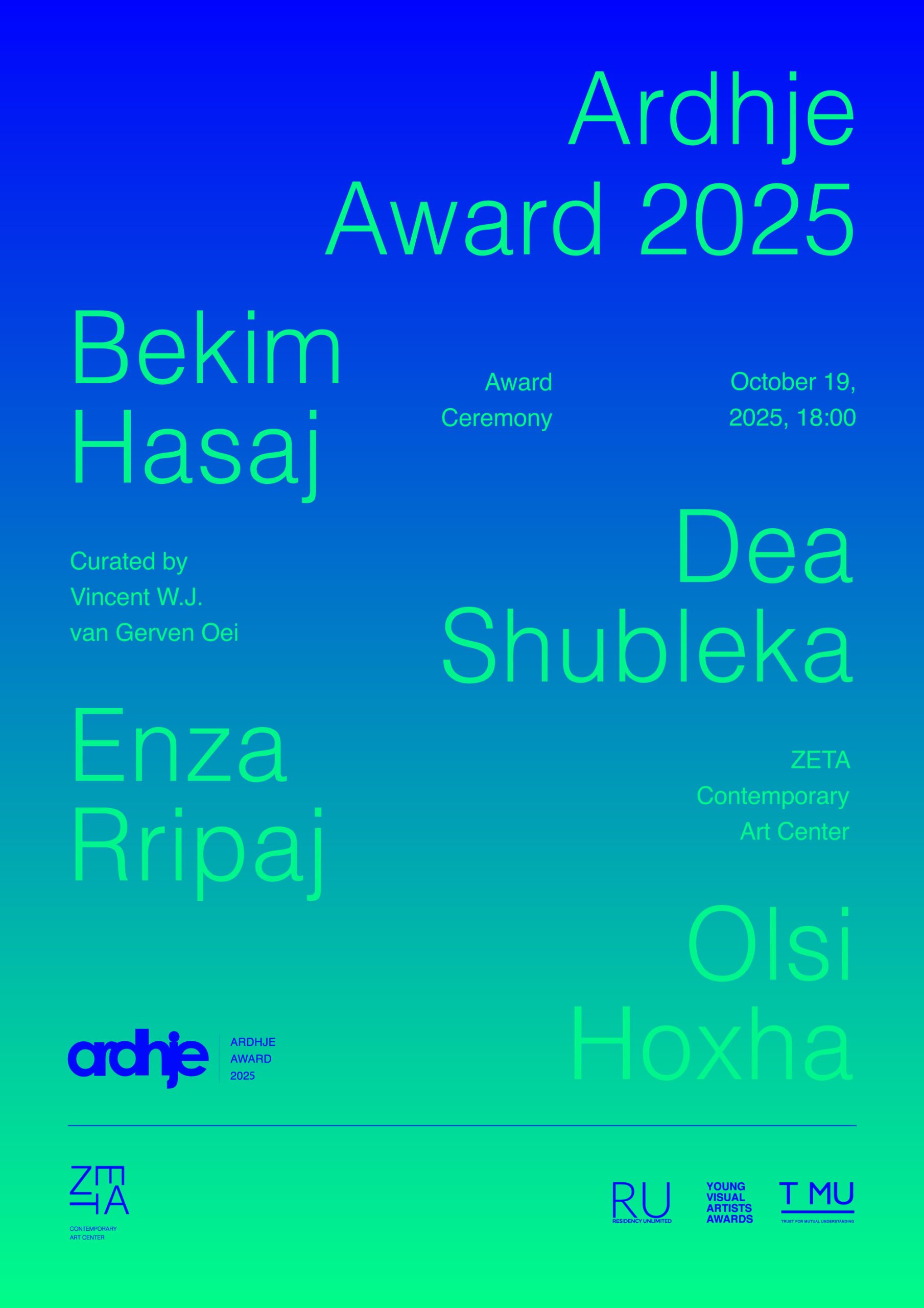 Çmimi ARDHJE 2025 | Ekspozita e Finalistëve